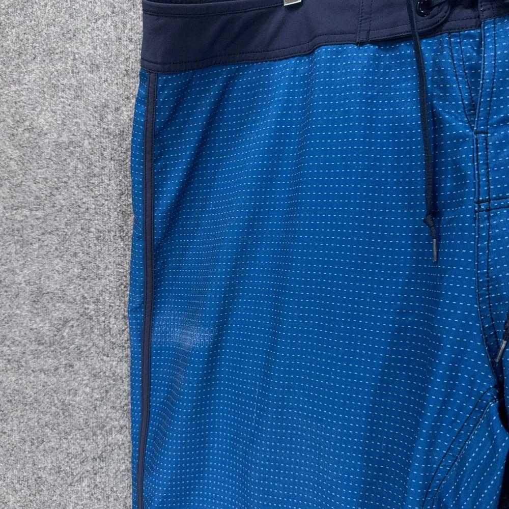 The North Face Board Shorts Mens 40 Blue Micro Dot Quick Dry Swim Trunks Beach